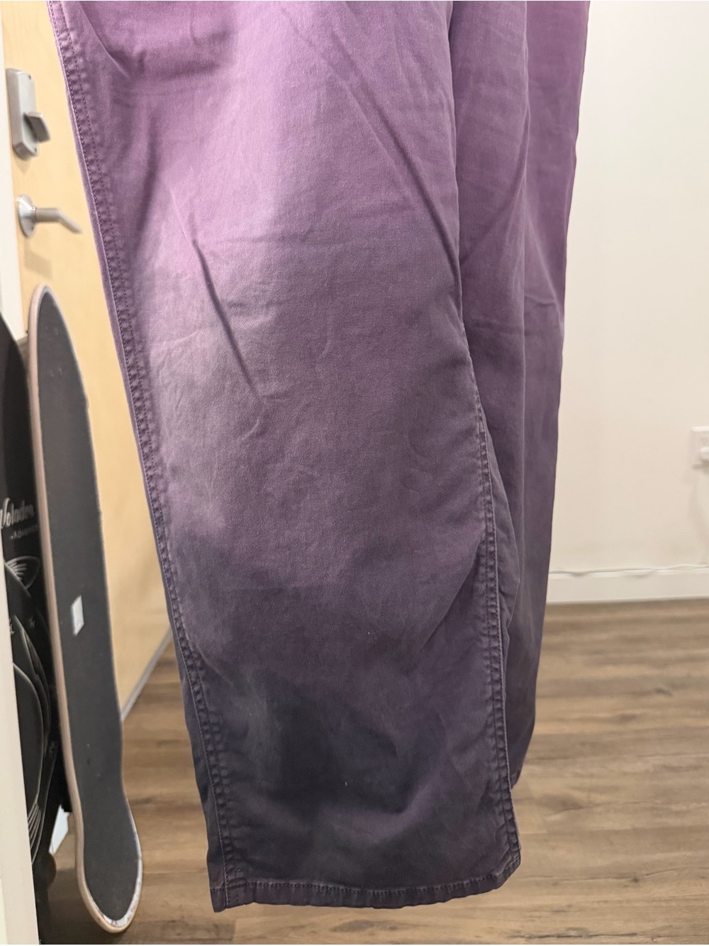 Wildfang Purple Ombre Cotton Overalls - Size 2X - Picture 3 of 6